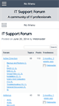 Mobile Screenshot of itsupportforum.net